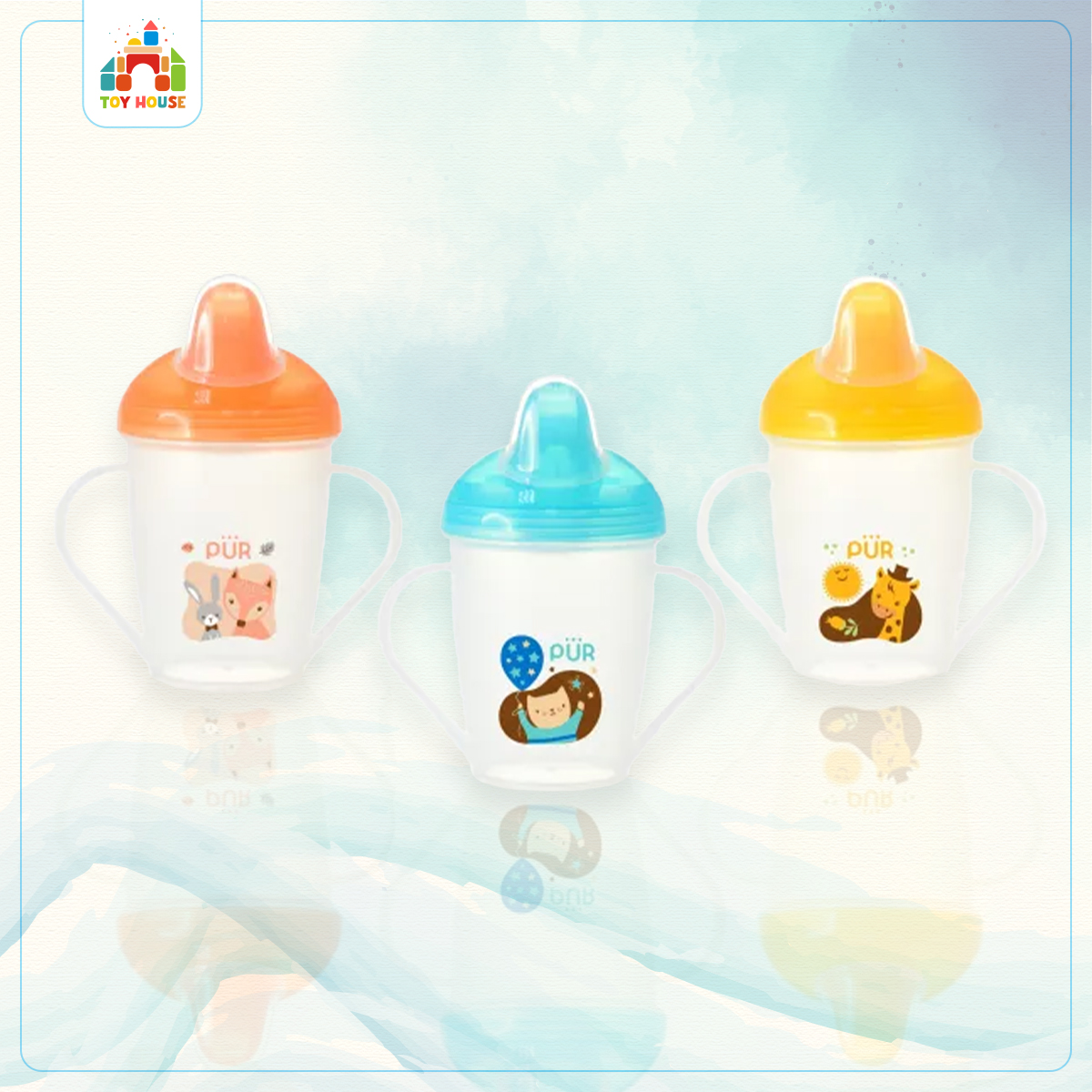 Picture of Two Handle Drinking Cup 5oz./150ml. - (85508) 1pc