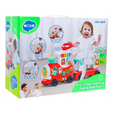 Picture of Train Pusher Ride Locomotive Toy for a year old baby