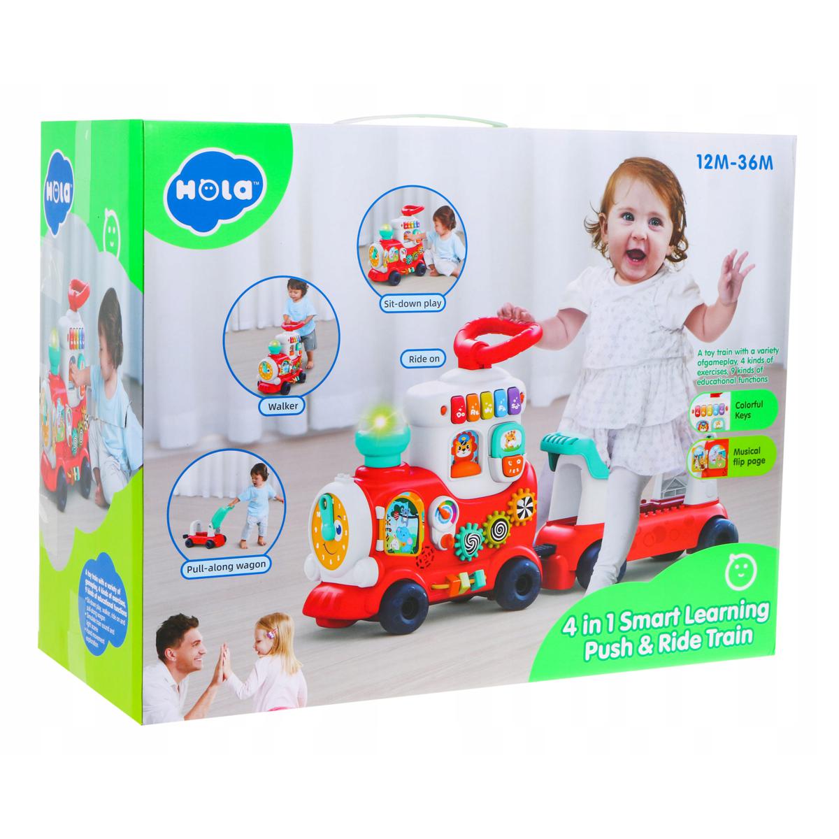 Picture of Train Pusher Ride Locomotive Toy for a year old baby