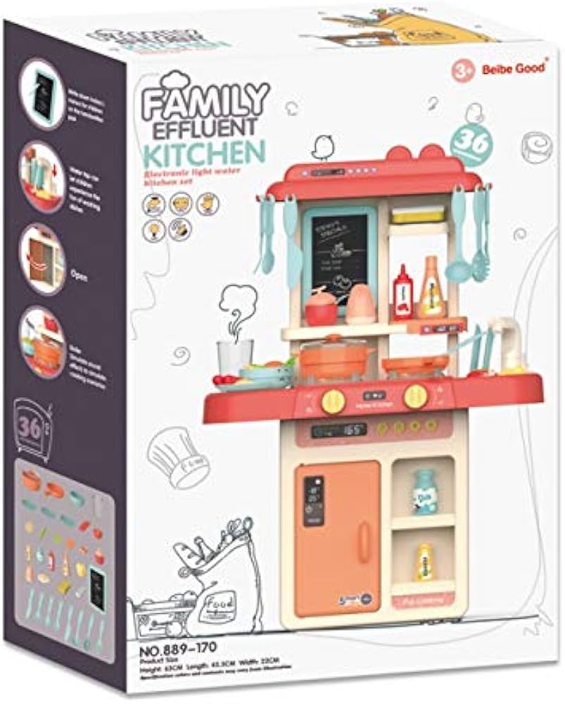 Picture of Fashion Kitchen Play Set (TM-889-169) - 36Pcs