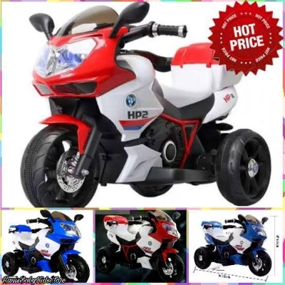 Picture of Moni Trade Ltd. HP2 FB-6187 Children's Electric Motorbike with Music Function, Toy Basket, from 3 Years Blue,Red