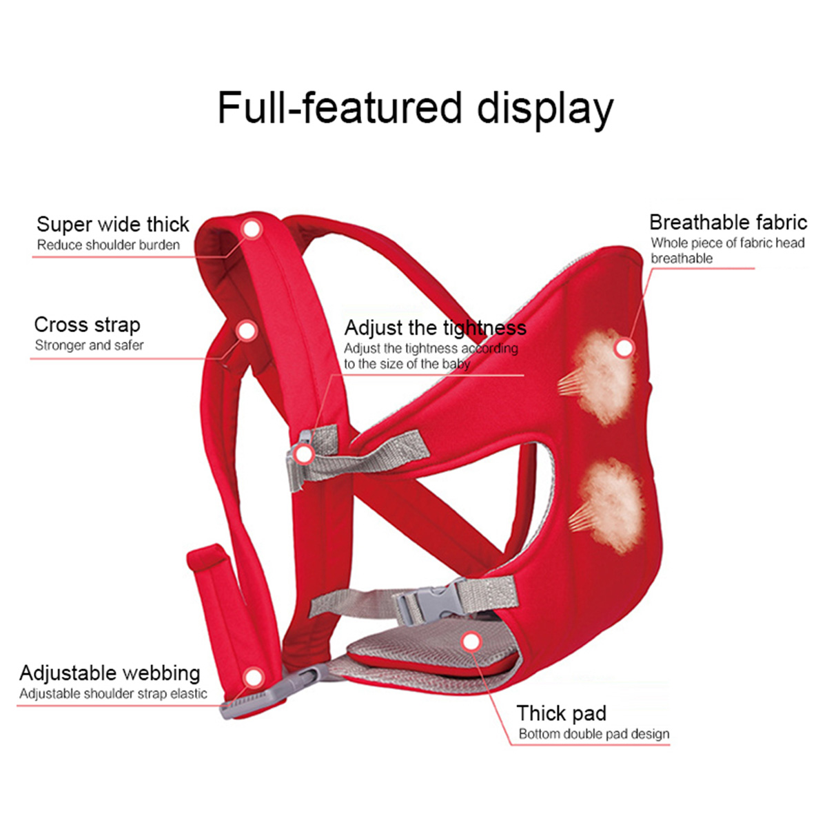 Picture of Toy House Adjustable Baby Carrier (0-12 months)