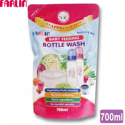 Picture of Farlin Baby Feeding Bottle Wash 700 ml also wash vegetable, fruits, toys, table wear and other baby items