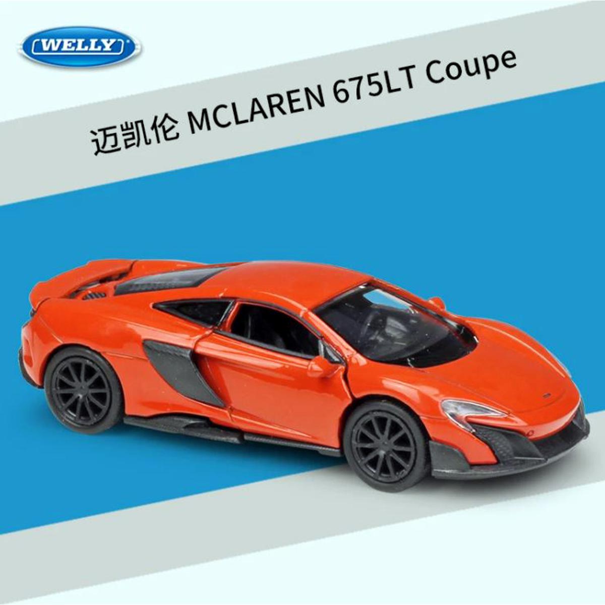 Picture of Welly 1:36 McLAREN 675LT Coupe Diecast Car Alloy Vehicles Car Model Metal Toy Model Pull back Special Edition