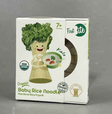 Picture of FIRST BITE Organic Baby Millet Gluten Free Noodle 180g | Kale | From 7+ Months Kids | Malaysia