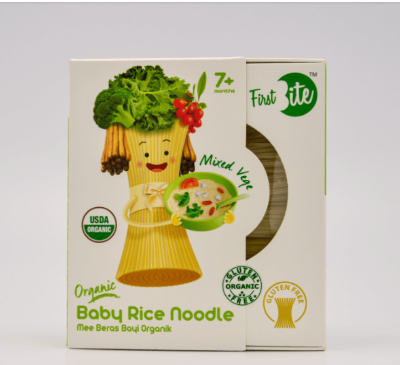 Picture of FIRST BITE Organic Baby Millet Gluten Free Noodle 180g | Mixed Vegetable | From 7+