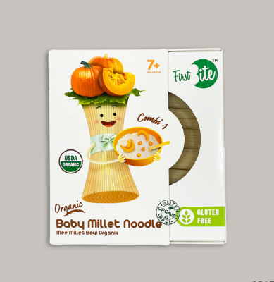 Picture of FIRST BITE Organic Baby Millet Gluten Free Noodle 180g | Combi 1 | From 7+ Months Kids | Malaysia