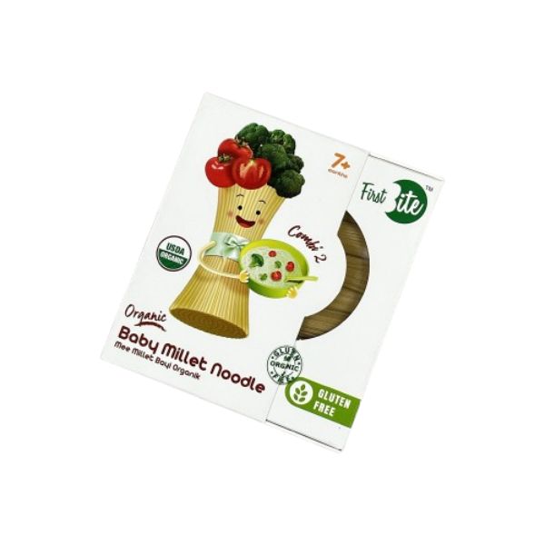 Picture of FIRST BITE Organic Baby Millet Gluten Free Noodle 180g | Combi 2 | From 7+ Months Kids | Malaysia