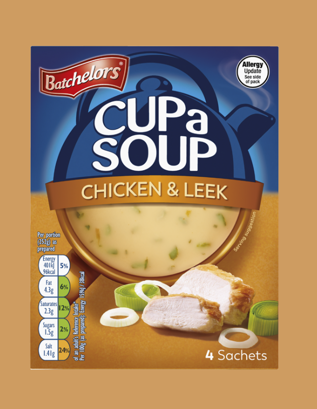 Picture of Batchelors Cup a Soup Chicken & Leek 4 sachets