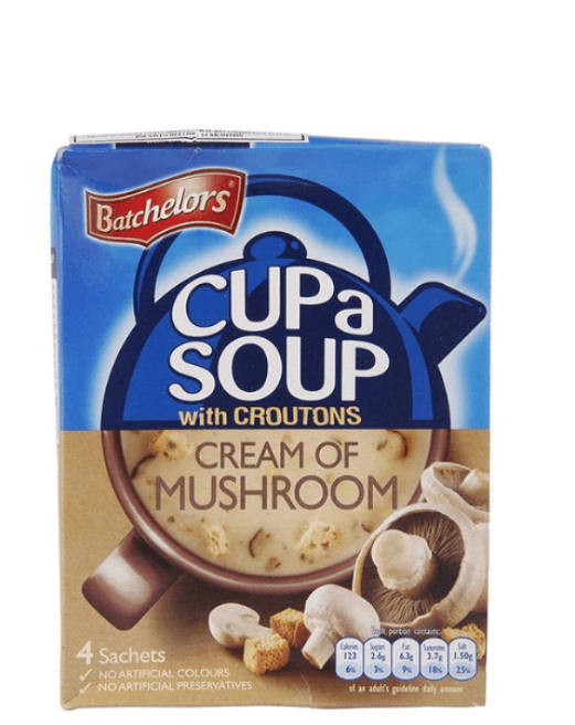 Picture of Batchelors Cup a Soup Cream of mushroom with croutons 4 sachets