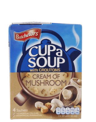 Picture of Batchelors Cup a Soup Cream of mushroom with croutons 4 sachets