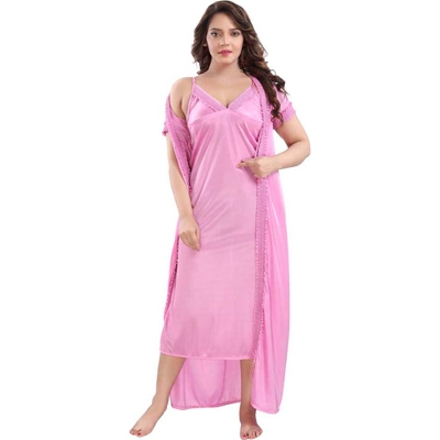 Picture of Exclusive, Fashionable, Stylish and Comfortable Night Dress (2 Part) Long For Woman