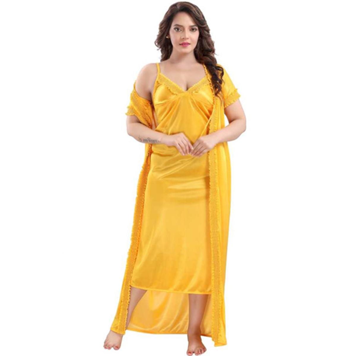 Picture of Exclusive, Fashionable, Stylish and Comfortable Night Dress (2 Part) Long For Woman