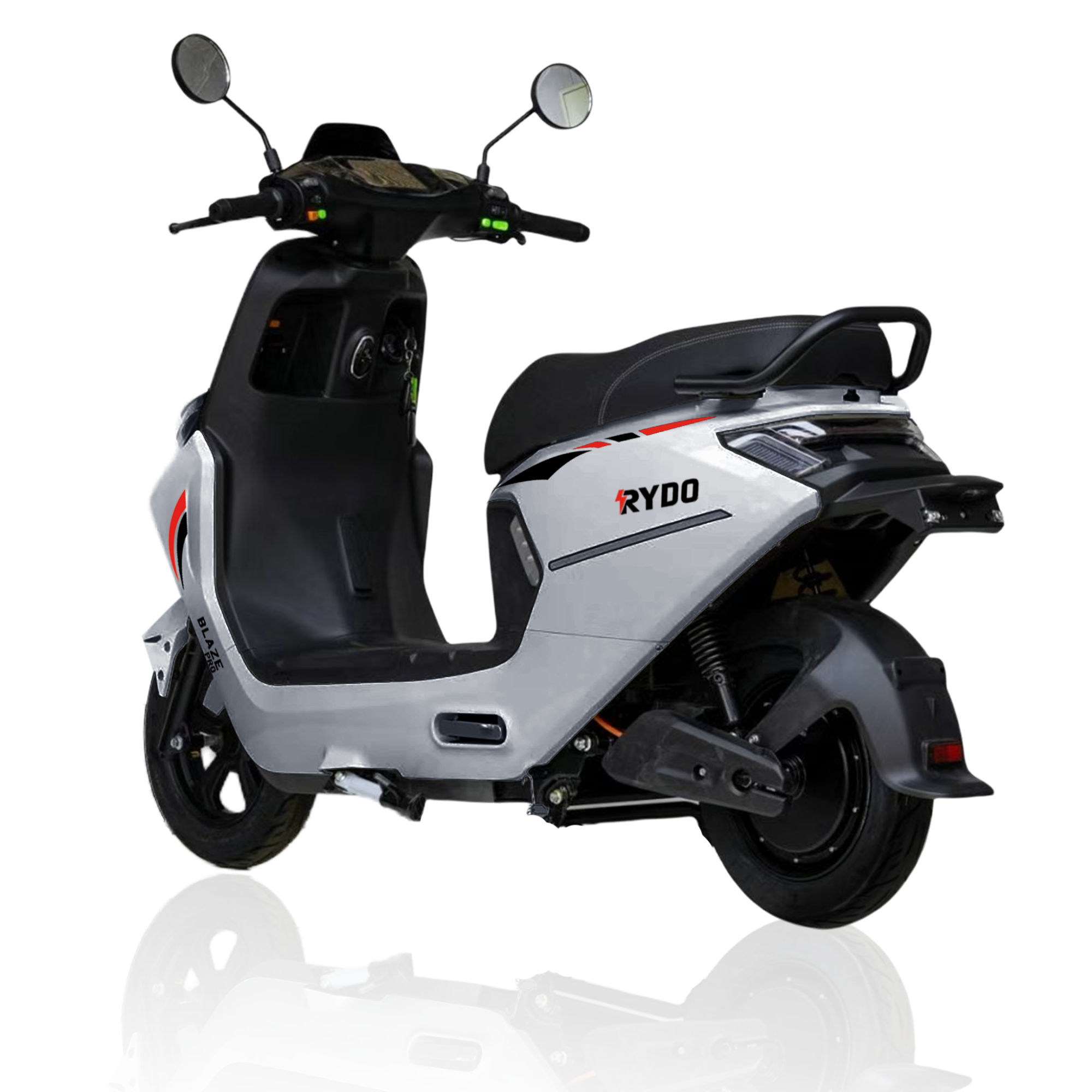 Picture of RYDO Blaze Pro Silver Electric Scooter - 26Ah