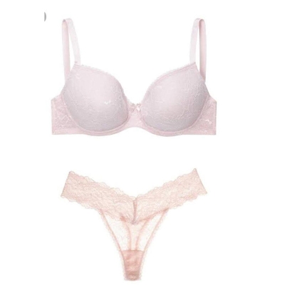 Picture of Light Pink Comfort Foam Bra and Panty Set for Women