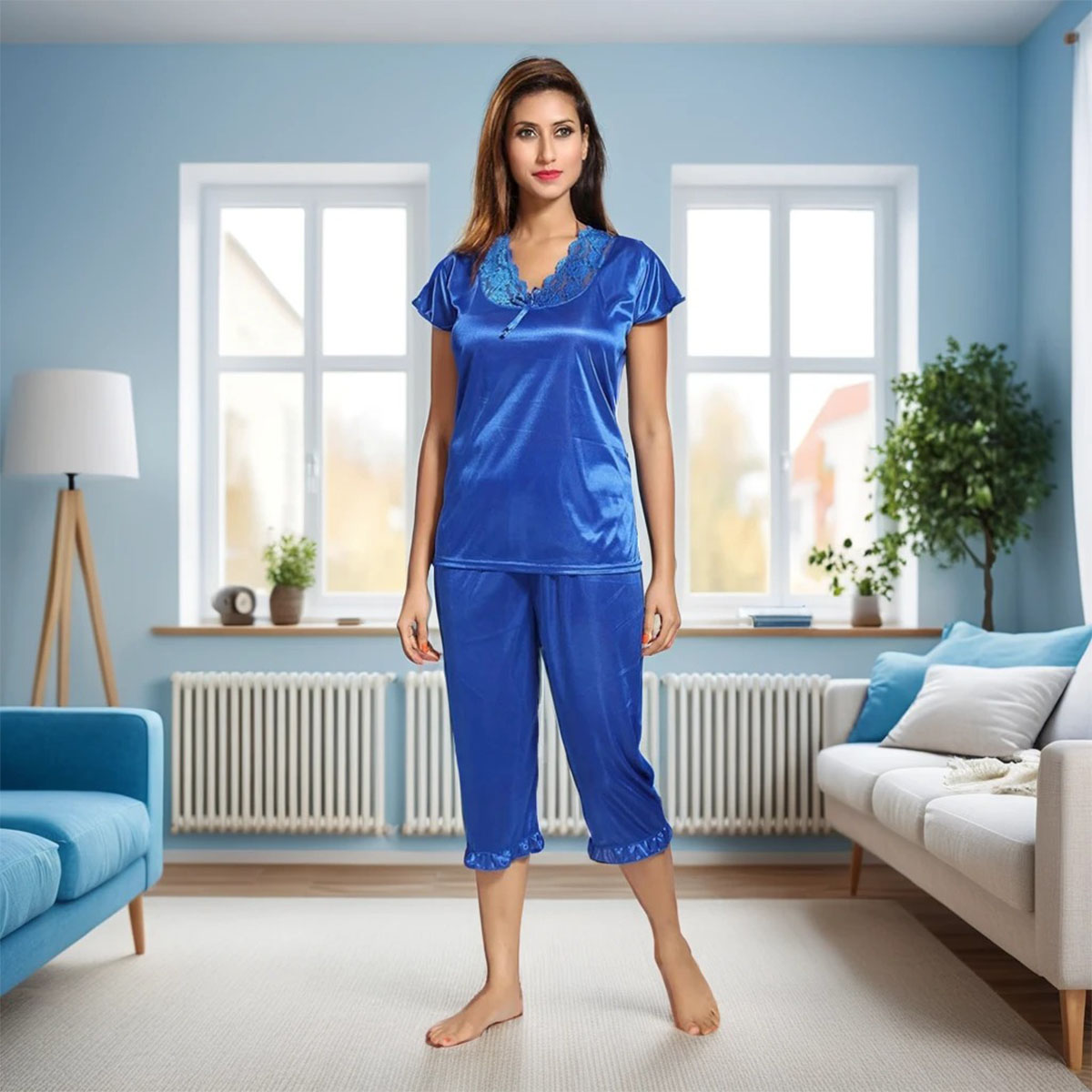 Picture of Stylish Women's Night Dress Set - Soft, Comfortable Sleepwear (Sizes Available)