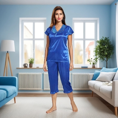 Picture of Stylish Women's Night Dress Set - Soft, Comfortable Sleepwear (Sizes Available)