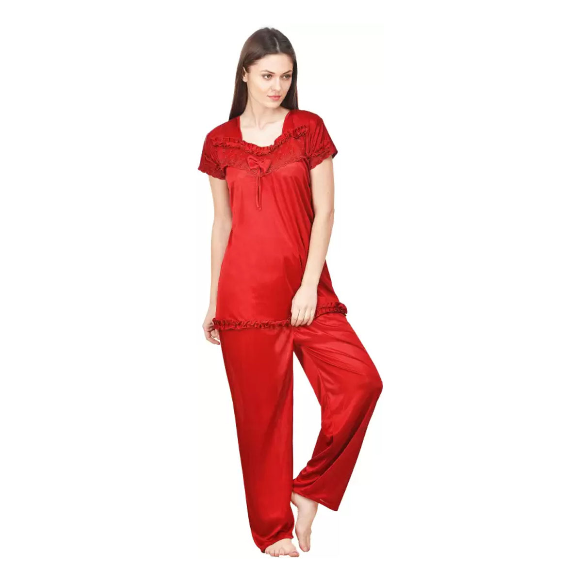 Picture of Night Dress (Top's Set) - Night Dress For Women - Night Dress For Women - Night Dress