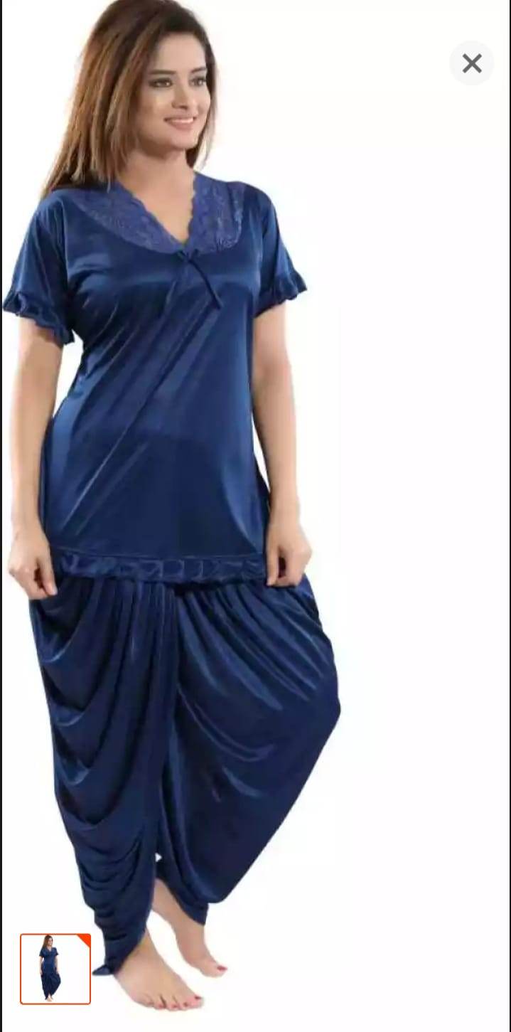 Picture of Night Dress (Tops Set) - Night Dress For Women - Night Dress For Women