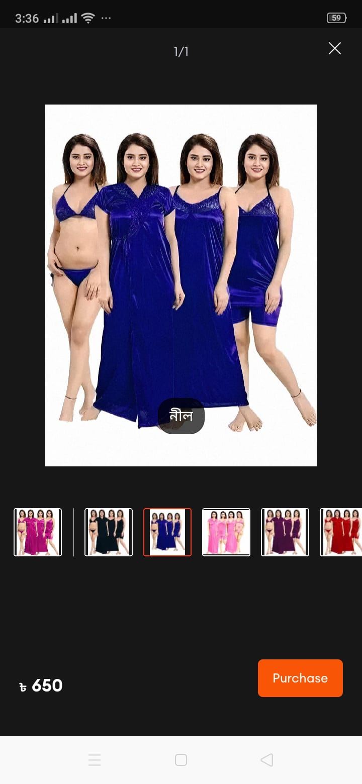 Picture of nighty for women
