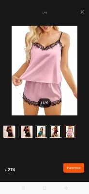 Picture of 2- part Secret Nighty Comfortable Sexy nightwear for Women/Girls