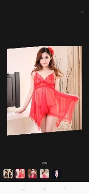 Picture of 3 part Secret Nighty Comfortable Sexy nightwear for Women/Girls