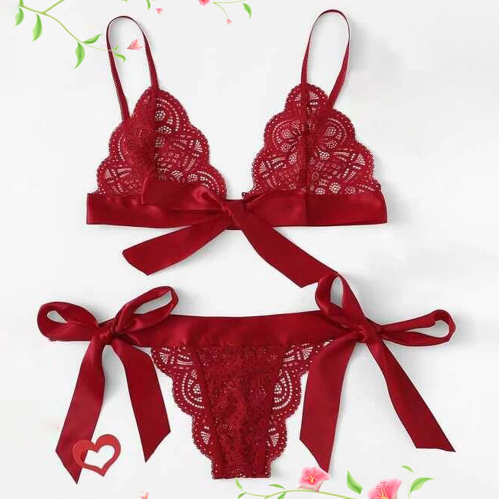 Picture of Lingerie for Women 2 Pieces Hot Bra And Panty Set Lingerie