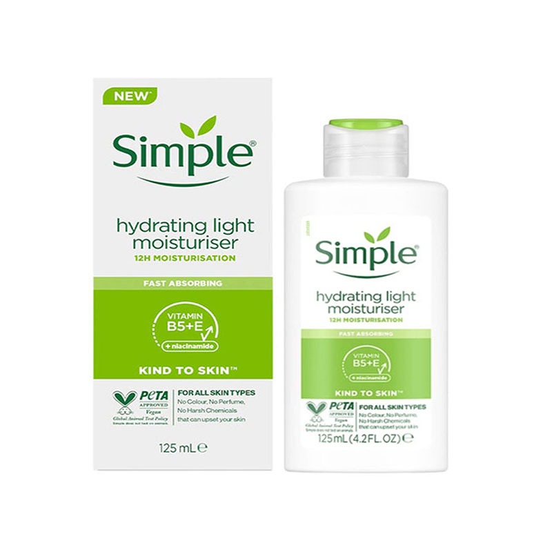 Picture of Simple Kind to Skin Hydrating Light Moisturiser - 125ml