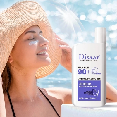 Picture of Disaar Sunscreen Lotion Max Sun 90+ SPF PA+++ -50g