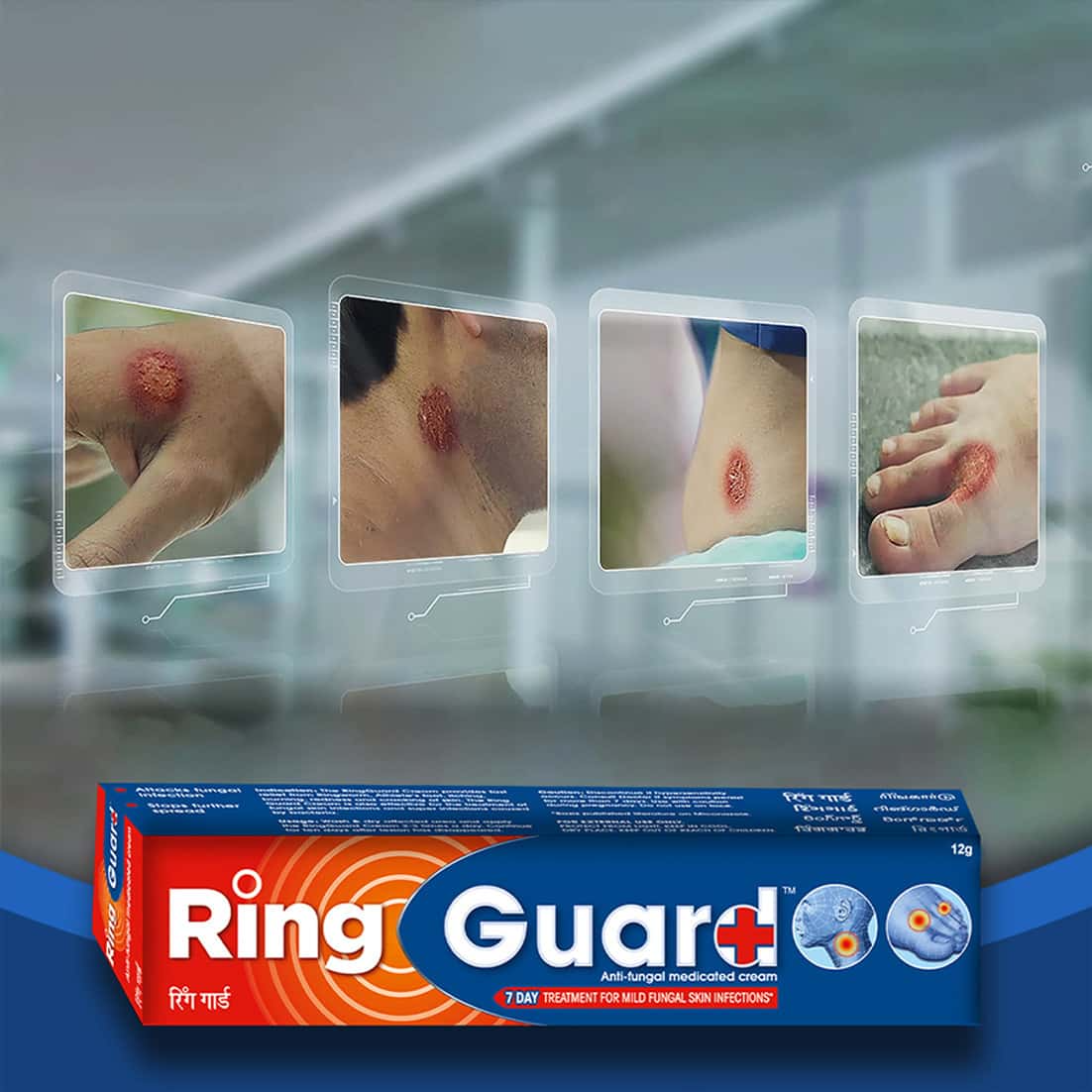 Picture of Ring Guard Anti Fungal Medicated Cream 12g (Indian)