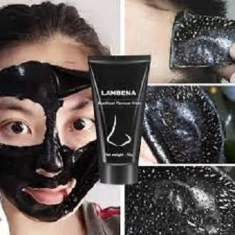 Picture of Lanbena Blackhead Remover Nose Black Mask Face Care Mud Acne Treatment Peel Off Mask Pore Strip Skin Care Peel Mask Oil Control Mask- 50gm