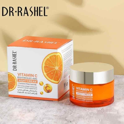 Picture of Dr. Rashel Vitamin C Brightening & Anti-aging Whitening Night Cream (PRC) - 50GM