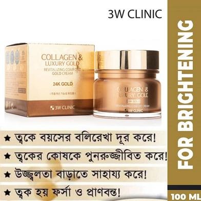 Picture of 3W Clinic Collagen & Luxury Gold Cream- 100ml (Korea)