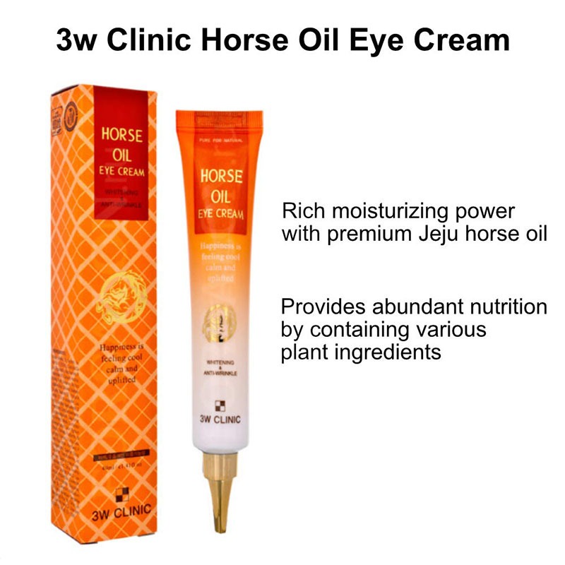 Picture of 3W Clinic Horse Oil Eye Cream- 40ml (Korea)