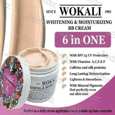 Picture of WOKALI 6 in 1 WHITENING & MOISTURE BB CREAM -SPF 25