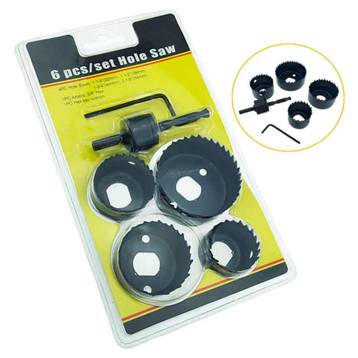 Picture of Hole Saw Set 6PCS 32mm To 54mm