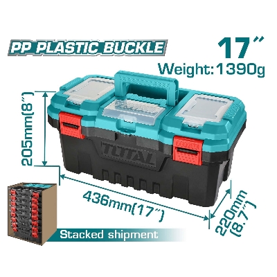 Picture of 17" Plastic Tool Box Total - Tpbx0171