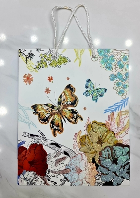 Picture of 3D Paper Gift Bag 13"x10"x4.5"birthday marriage Day valentine Day all occasion gift