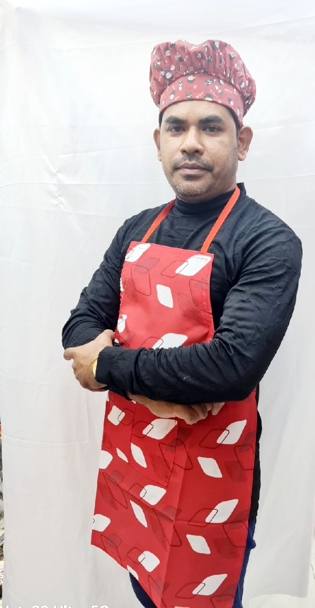 Picture of Combo offer Waterproof chef hat and kitchen apron two piece set