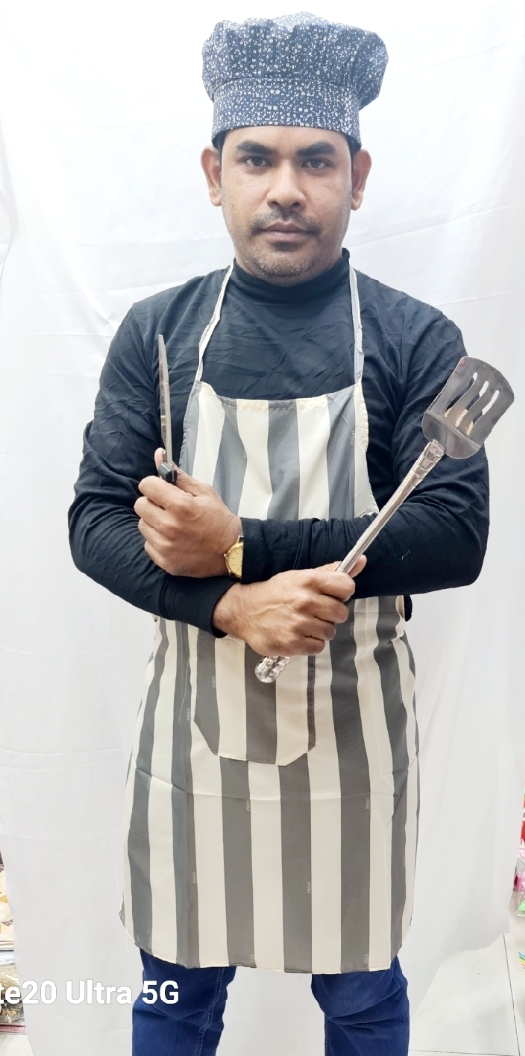 Picture of Combo offer Waterproof chef hat and kitchen apron two piece set