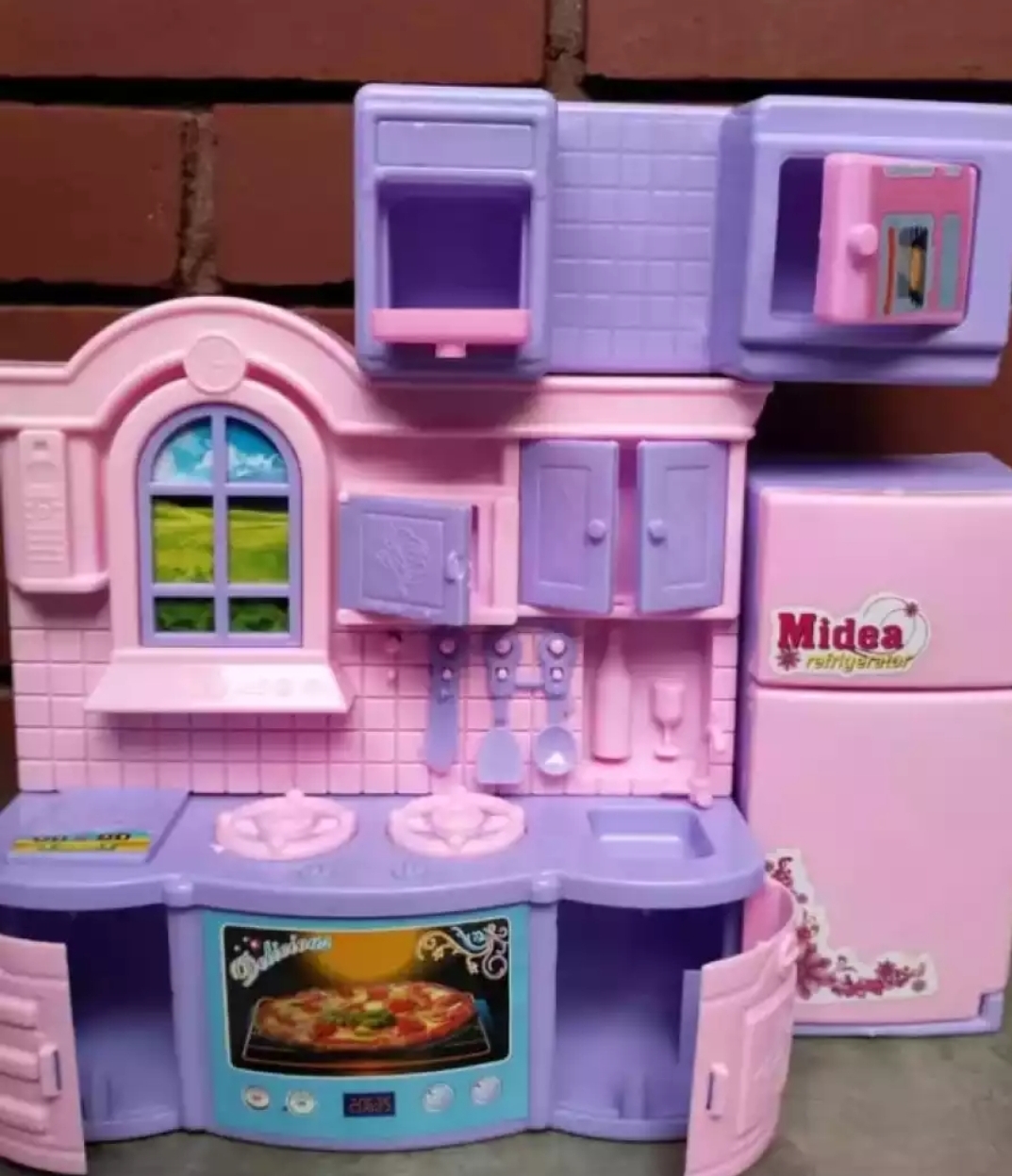 Picture of Toy Freezer Refrigerator kitchen Happy Little Chef Kitchen Play set