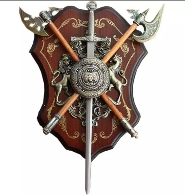 Picture of American Creative Home Bar Sword Wall Decor 3 Pcs