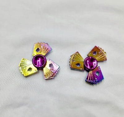 Picture of Alloy Fingertip Spinner Toy Creative Anti Anxiety Gift Fidget Spinner Chain Toys For Children Fidget Spinner Stress Reduce Dice model Antique FidgetSpinner rToy