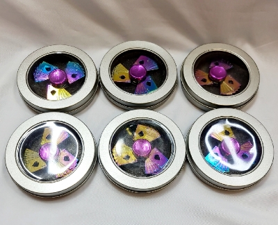 Picture of Alloy Fingertip Spinner Toy Creative Anti Anxiety Gift Fidget Spinner Chain Toys For Children Fidget Spinner Stress Reduce Dice model Antique FidgetSpinner rToy
