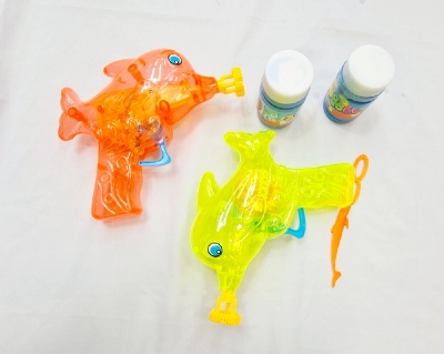 Picture of NEW lighting music  Bubble Gun Toys SummerAutomatic Soap Water Bubb