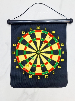 Picture of BIG SIZE Magnetic Dartboard  Black 19 inch 6 pieces dart