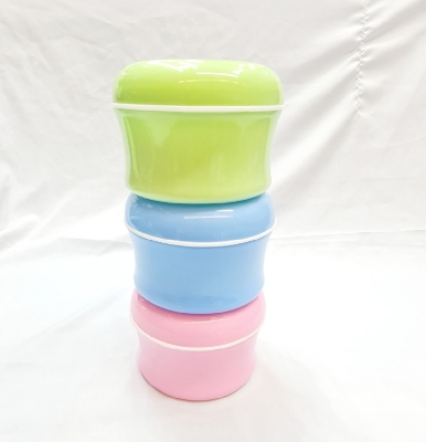 Picture of Baby soft Face Powder Puff Sponge Box Case containe 3color