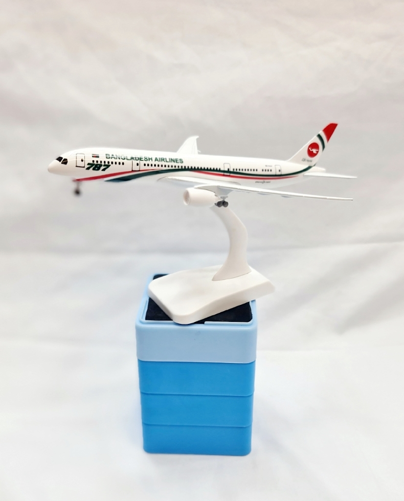 Picture of Alloy metal biman 20cm Biman Bangladesh Airlines Boeing 787 Airplane Model Stand Aircraft Gift