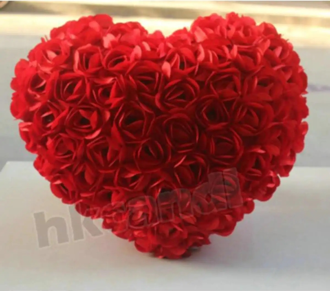 Picture of New model pillow color red pink Rose Heart Pillow Romantic Lovers Gift Cushion Cover