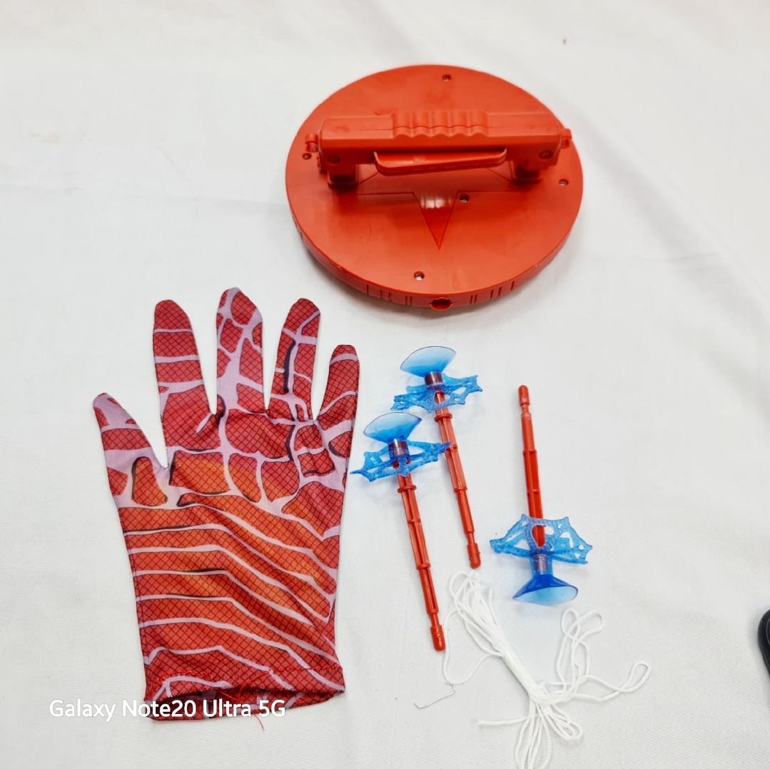 Picture of Spiderman Toy for Kids (Web-shooter Set with Spiderman Gloves) Kids Birthday Gifts